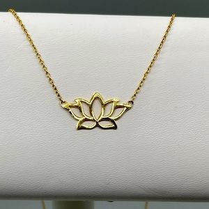 Lotus necklace